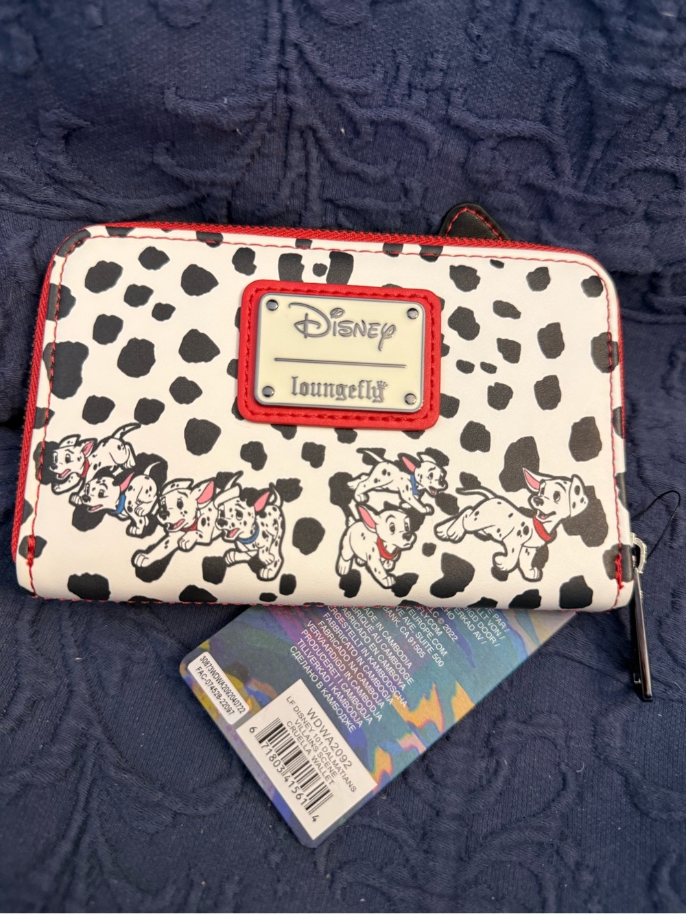 Cruella Dalmatian Graphic Faux-Fur Backpack - Black & White - Picture 8 of 11